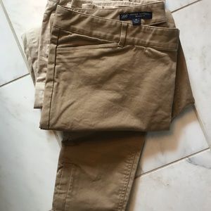 2- pair of khaki pants